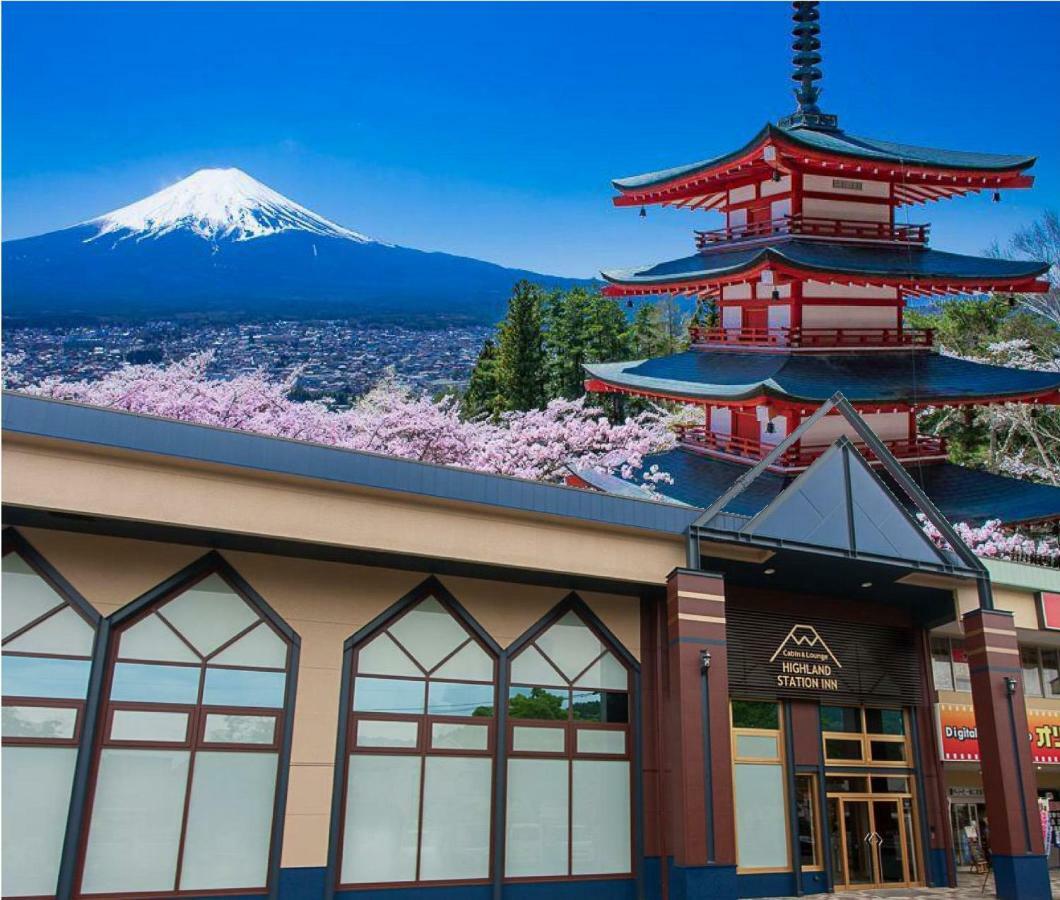 Mt.Fuji Cabin & Lounge Highland Station Inn Fujikawaguchiko Exterior foto